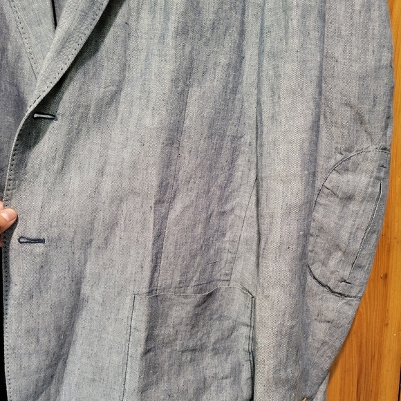Tommy bahama Gray Blazer with Elbow Patches - Picture 5 of 14